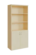 N 5 - 8DN3 kancelářská skříň, 2-dveřová/nika, 1800x800x400, bříza irská